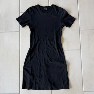 Theory Black Short Sleeve Dress - Small